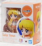 Bandai Original Sailor Moon Anime Figuarts Mini 9cm Sailor Mars Sailor Venus Action Figure Toys For Adult Gift Collectible Model