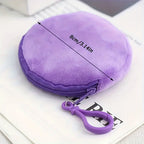 Sailors Moon Zipper Purses Small Bags Portable Coin Pouch Anime Children Round Wallet Cartoon Mini Storage Keychain Bag Kid Gift