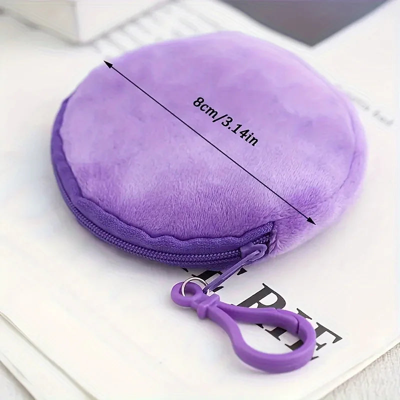 Sailors Moon Zipper Purses Small Bags Portable Coin Pouch Anime Children Round Wallet Cartoon Mini Storage Keychain Bag Kid Gift