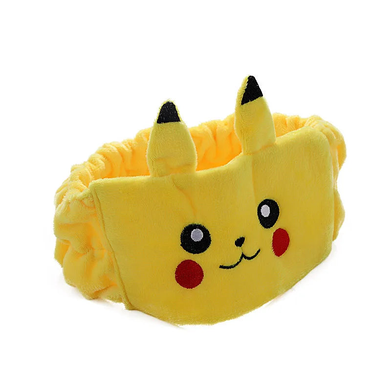Cartoon Pokemon Kawaii Pikachu Hair Band Headband Toys Cute Wash Face Hair Band For Children Cosplay Party Toys