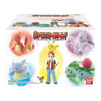 Original Bandai Pokemon Scale World Jotoh Region Lyra & Bayleef & Natu & Smoochum In Stock Anime Action Collection