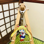 Sailor Moon Acrylic Keychain Anime Accessory Usagi Tsukino Luna Artemis Charm