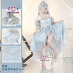 Cinderella GODDESS OF VICTORY: NIKKE Cosplay Crystal Princess Costume Sexy woman dress necklace crown prop set Halloween uniform